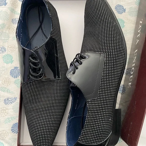 Shoes | Zota Unique Leather Exotic Shoes Polkadot Like New  display picture 2